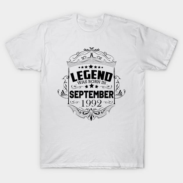 A legend was born in September 1992 T-Shirt by HBfunshirts